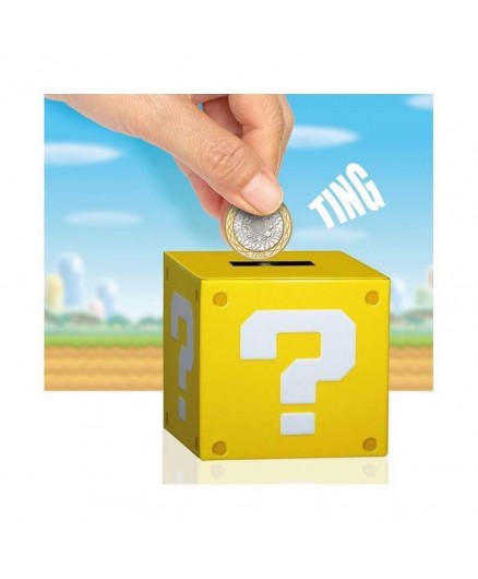 Mario Question block money box กระปุกออมสินมาริโอ้